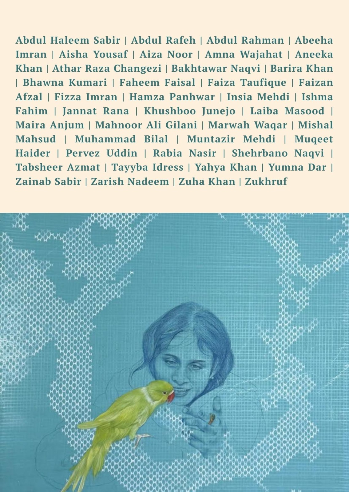 Participating artists in The Unfolding II with featured artwork